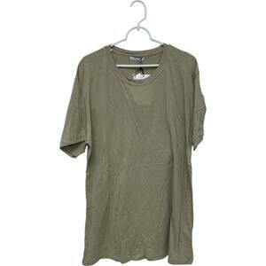 John Elliott T Shirt Mens 3XL Brown Short Sleeve Crew Neck Cotton Pulover NWT